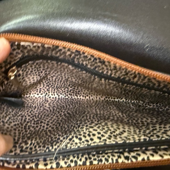 Camel Vegan Leather convertible bag for wallet, wristlet and shoulder bag - Picture 8 of 11